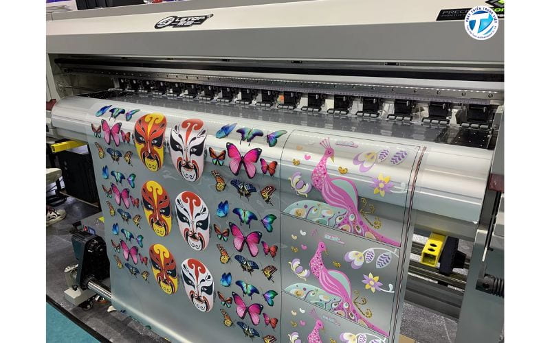 Máy in decal khổ lớn Letop cho màu sắc chân thực